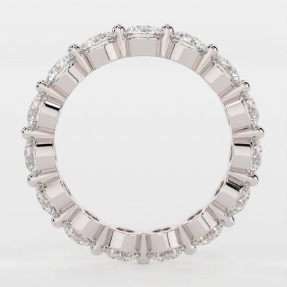 Full Eternity Band with 1.50 TCW Round Cut Moissanite