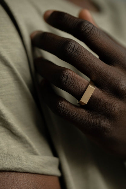 Signet Rings Wedding Band For Men