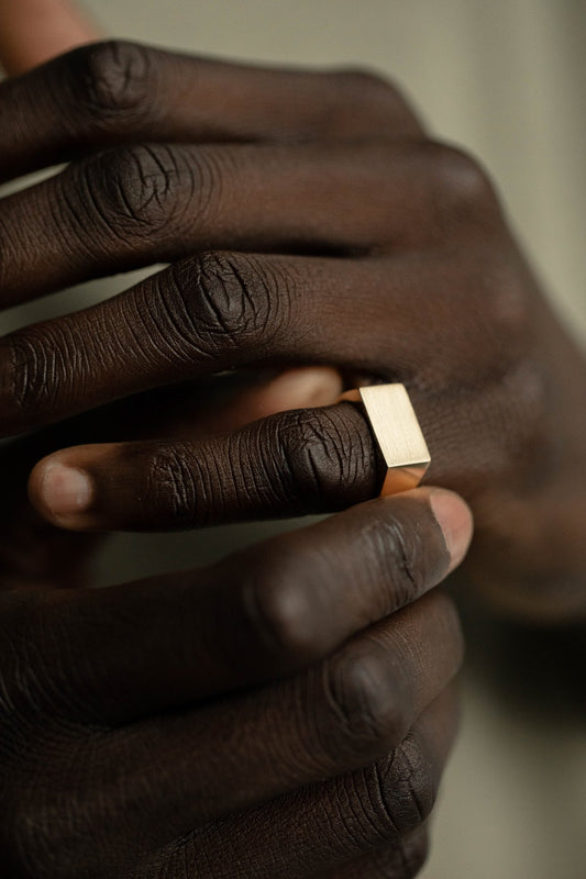 Signet Rings Wedding Band For Men