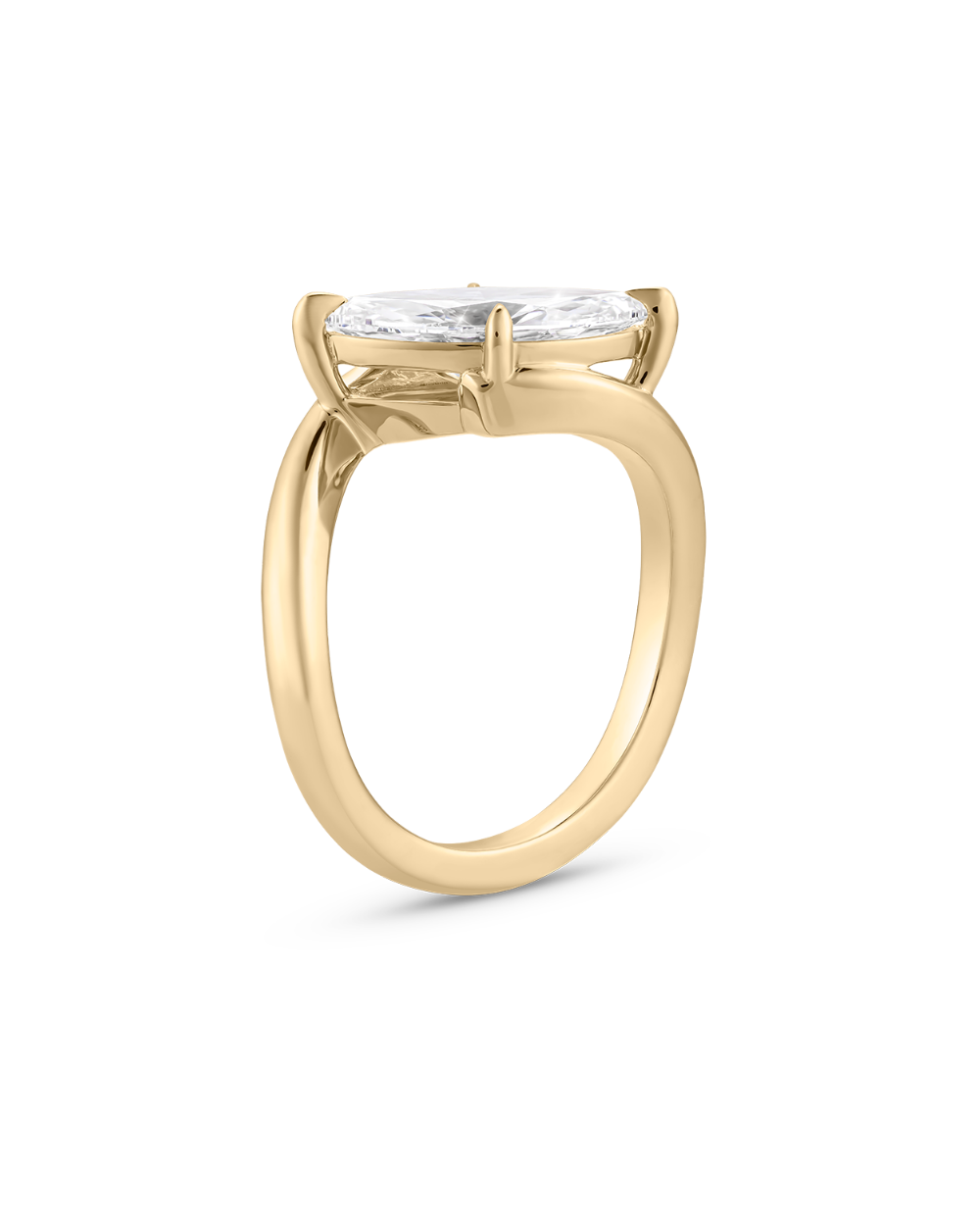 Sabine- Marquise Rapture Solitaire Style Lab Grown Diamond Engagement Ring
