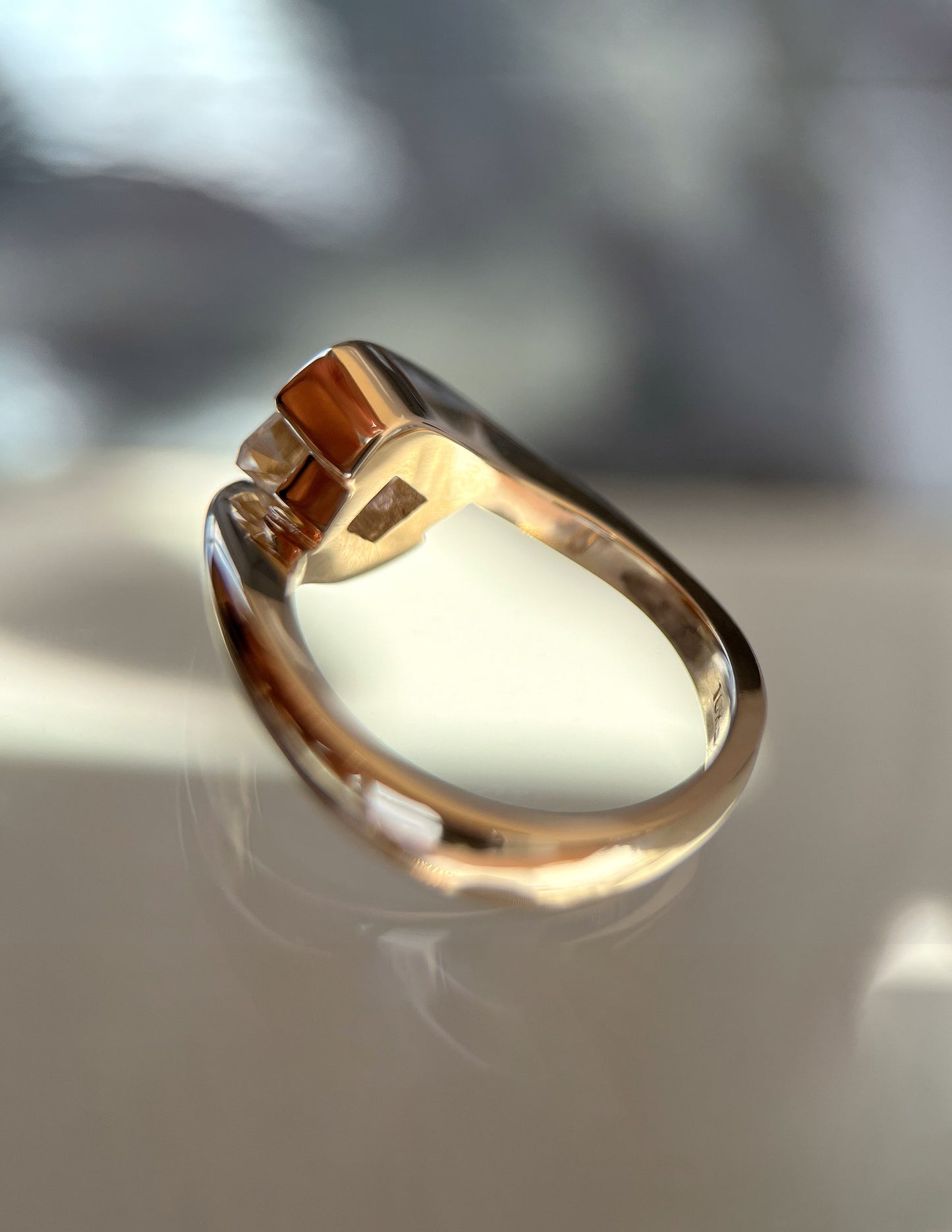 1.50 -2.50 CT Asscher Cut Lab Grown Diamond Solitaire Engagement Ring