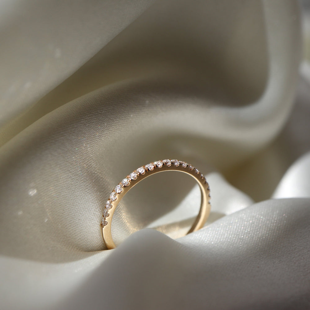 Eternity Band with 0.30 TCW Round Cut Moissanite