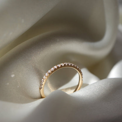 Eternity Band with 0.30 TCW Round Cut Moissanite
