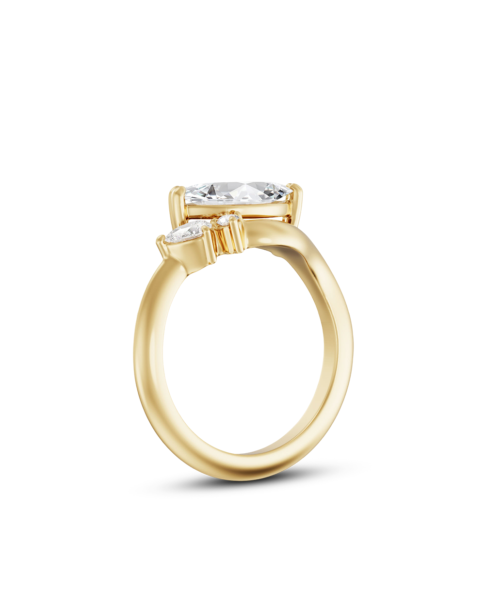 Fleur- Marquise Style Lab Grown Diamond Engagement Ring
