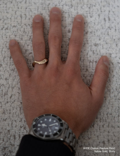 Wide Classic Wedding Band For Men