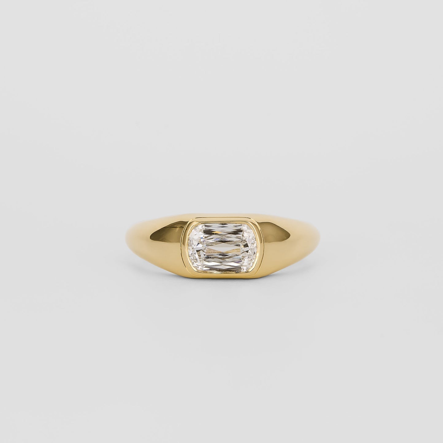 1.0 CT Cushion/Scissor F/VS1 CVD Diamond Unique Engagement ring