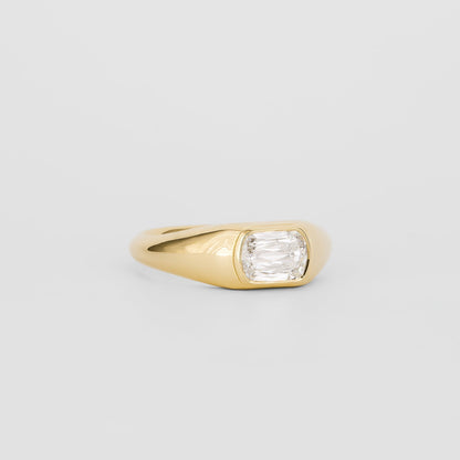 1.0 CT Cushion/Scissor F/VS1 CVD Diamond Unique Engagement ring