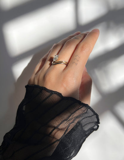 1.0 -2.0 CT Oval Cut Lab Grown Diamond Solitaire Engagement Ring