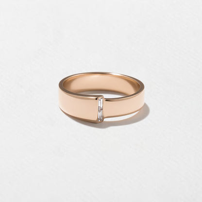 Aspen- Baguette Tapers Lab Grown Diamond Men's Wedding Band