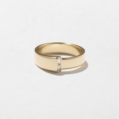 Aspen- Baguette Tapers Lab Grown Diamond Men's Wedding Band