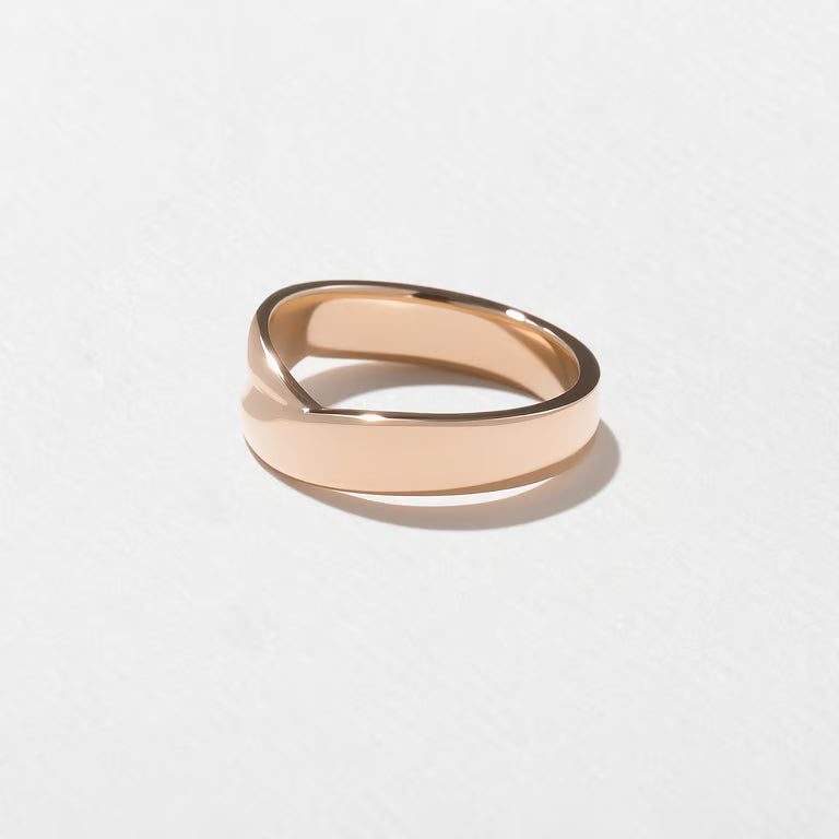 Briar- Crossover Men's Wedding Band
