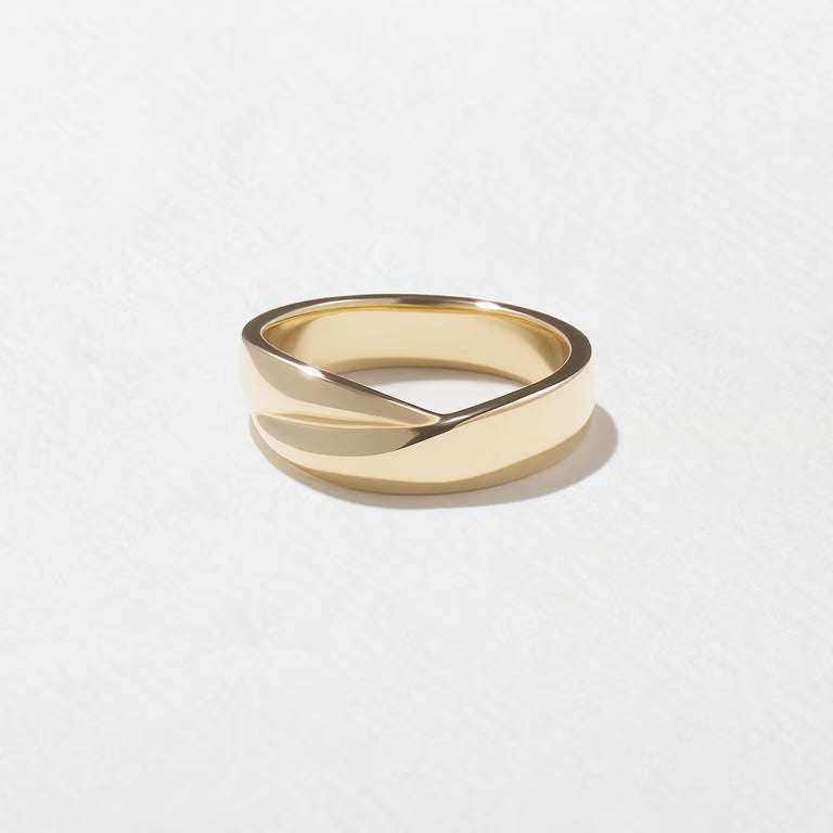 Briar- Crossover Men's Wedding Band