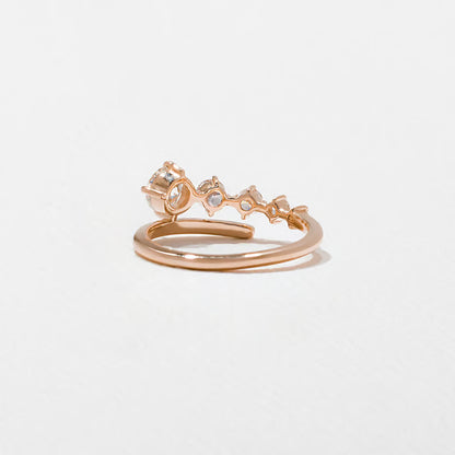 Chantal- Round Open Wave Lab Grown Diamond Wedding Band