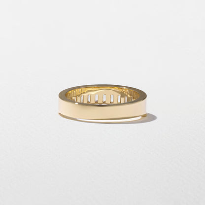 Electra- Emerald Channel Set Eternity Lab Grown Diamond Wedding Band
