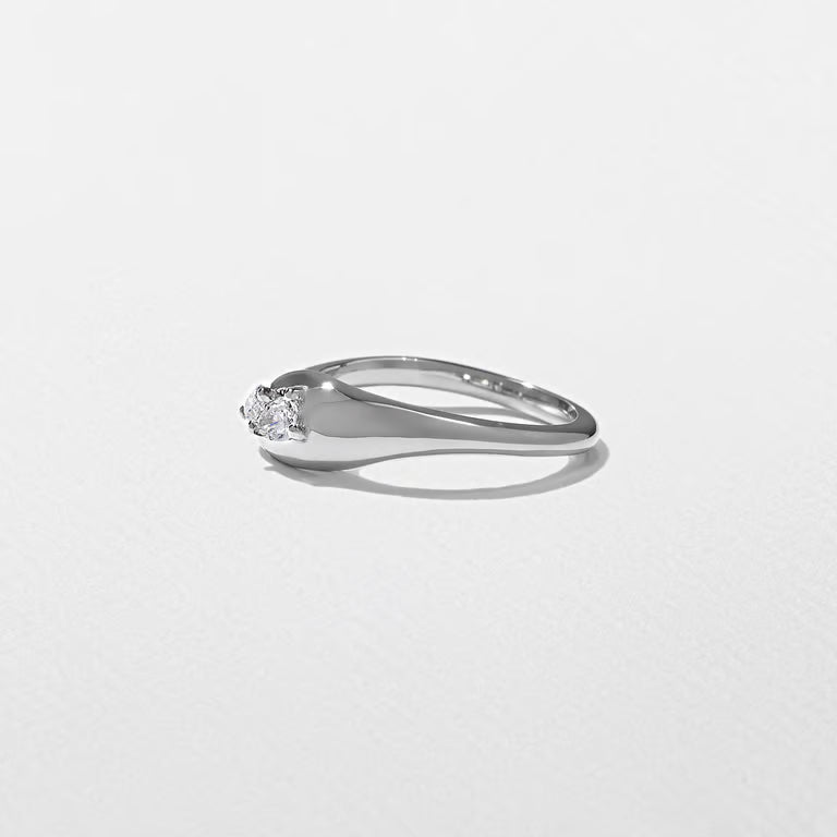 Gaia- Marquise & Pear Curved Lab Grown Diamond Wedding Band