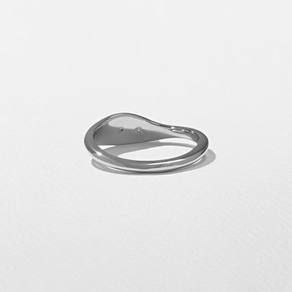 Gaia- Marquise & Pear Curved Lab Grown Diamond Wedding Band