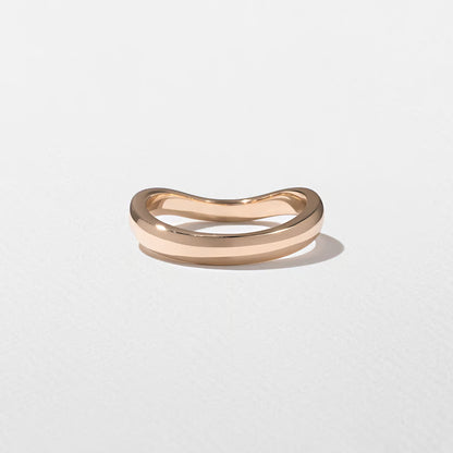 Halcyon- Curved Wedding Band