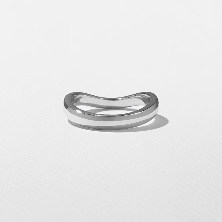 Halcyon- Curved Wedding Band