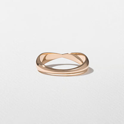 Haven- Crossover Wedding Band