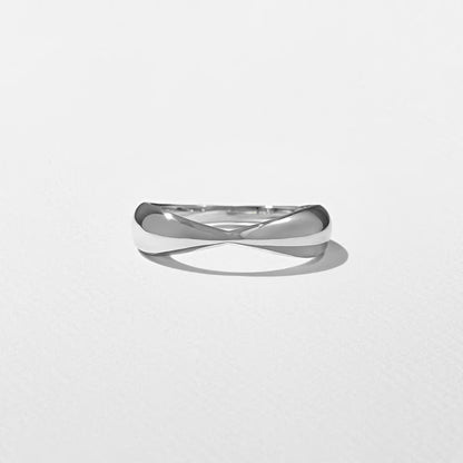 Haven- Crossover Wedding Band