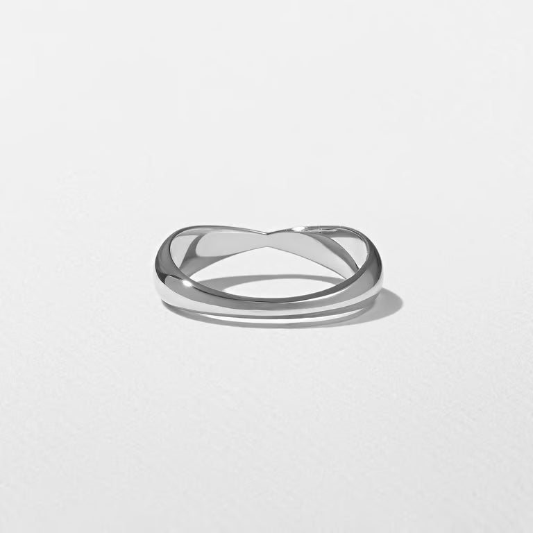 Haven- Crossover Wedding Band