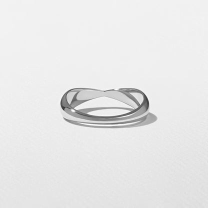 Haven- Crossover Wedding Band