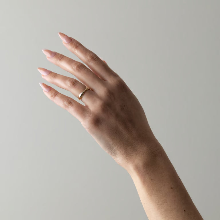 Haven- Crossover Wedding Band