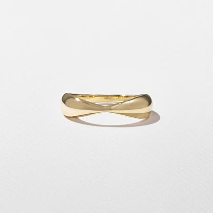 Haven- Crossover Wedding Band
