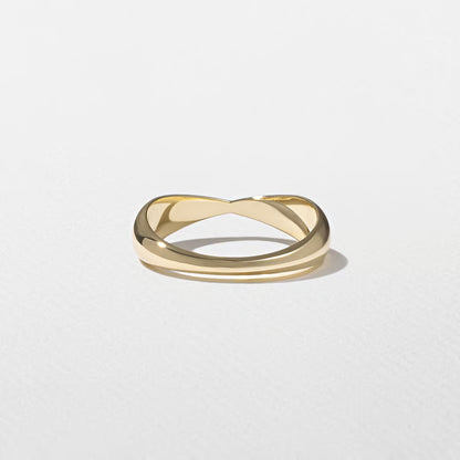 Haven- Crossover Wedding Band