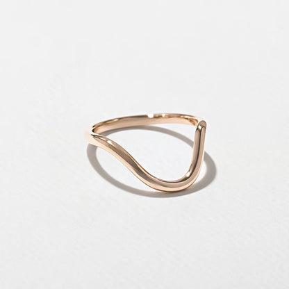 Honor- Plain Curved Wedding Band