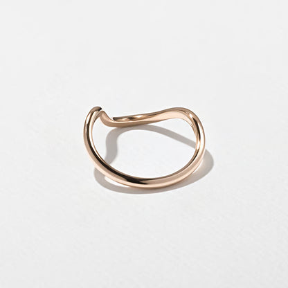 Honor- Plain Curved Wedding Band