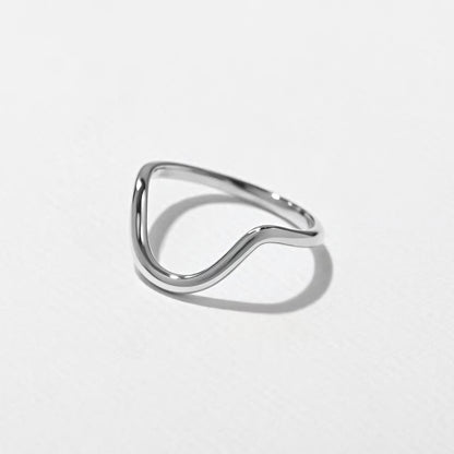 Honor- Plain Curved Wedding Band