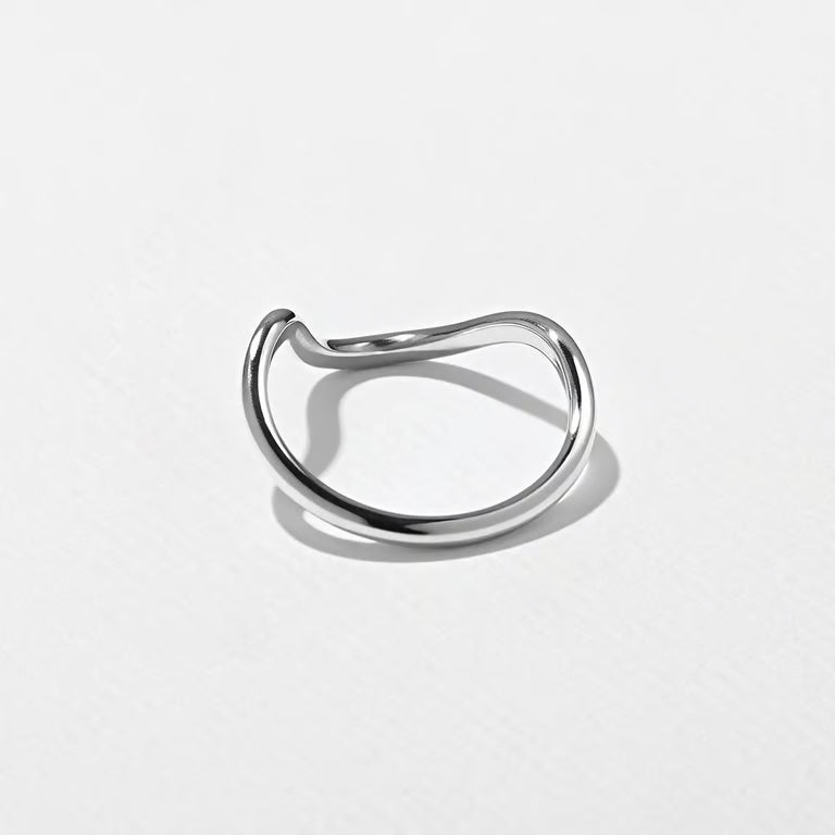 Honor- Plain Curved Wedding Band