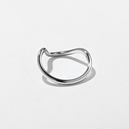 Honor- Plain Curved Wedding Band