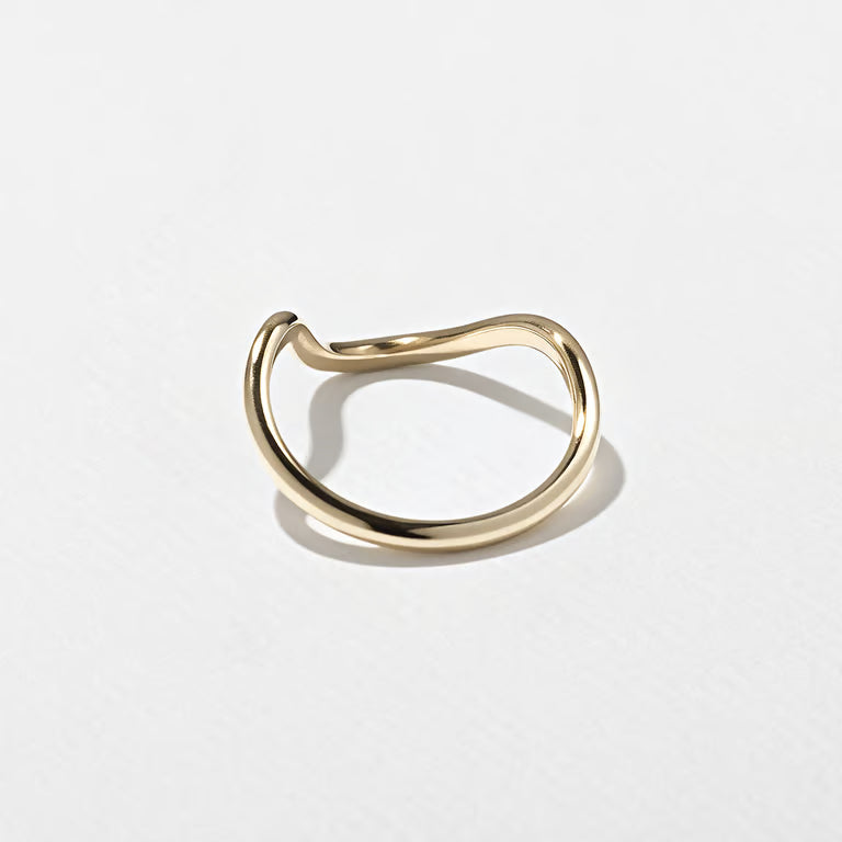 Honor- Plain Curved Wedding Band