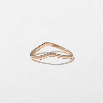 Idalia- Curved Wedding Band
