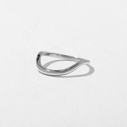 Idalia- Curved Wedding Band
