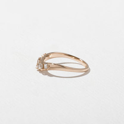 Isola- Round, Pear, Emerald & Pear Lab Grown Diamond Wedding Band