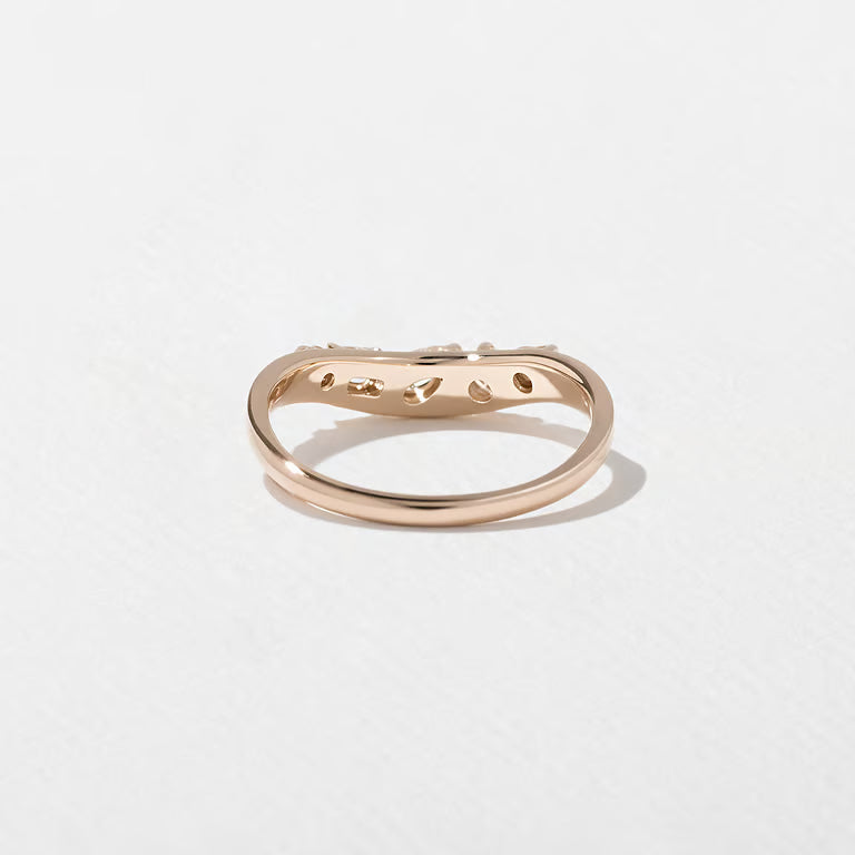 Isola- Round, Pear, Emerald & Pear Lab Grown Diamond Wedding Band