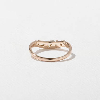 Isola- Round, Pear, Emerald & Pear Lab Grown Diamond Wedding Band