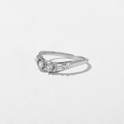 Isola- Round, Pear, Emerald & Pear Lab Grown Diamond Wedding Band
