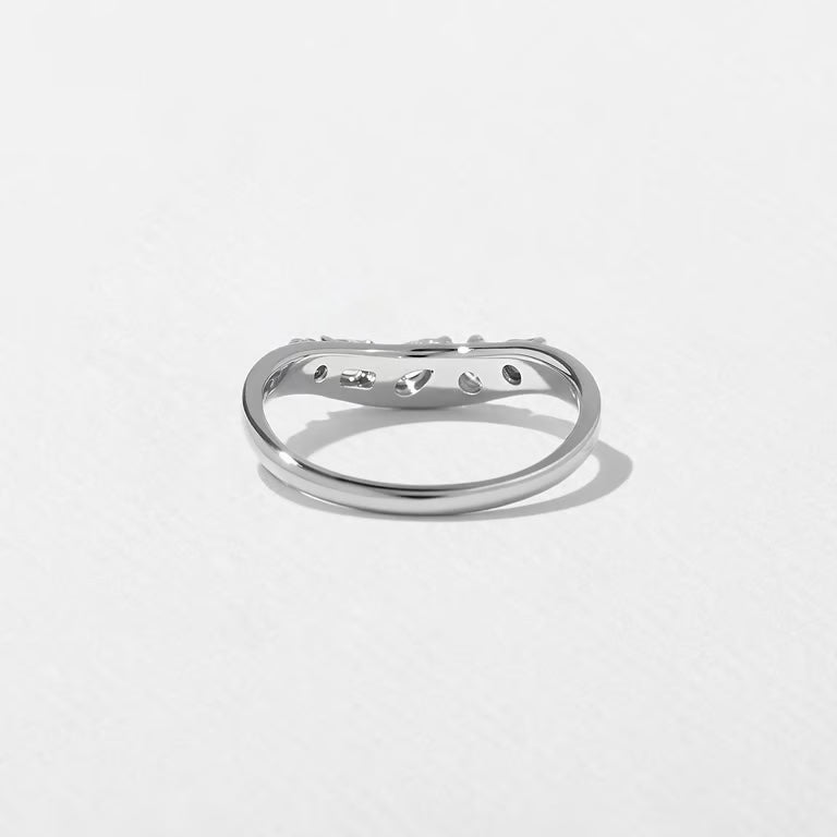 Isola- Round, Pear, Emerald & Pear Lab Grown Diamond Wedding Band