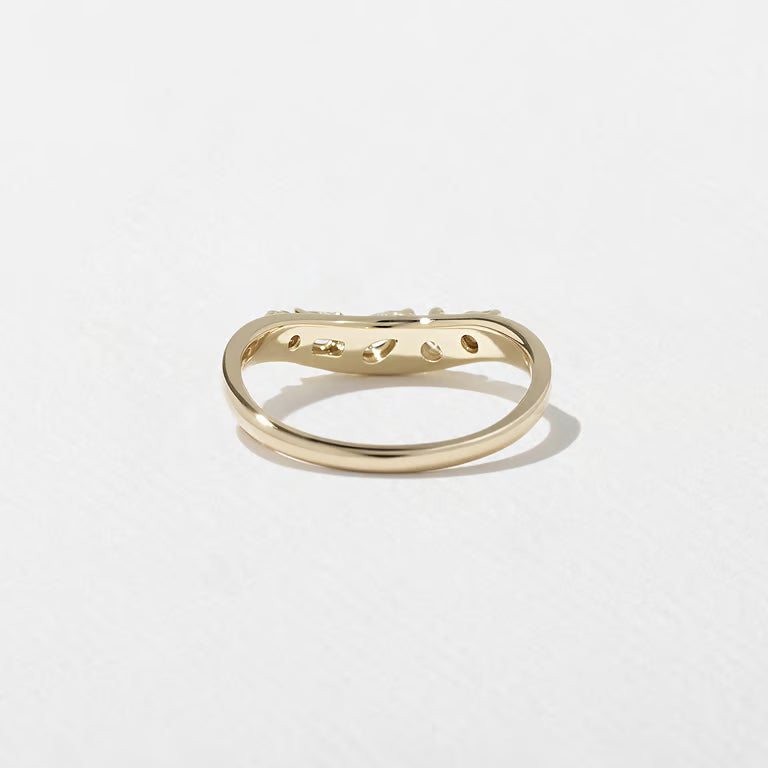 Isola- Round, Pear, Emerald & Pear Lab Grown Diamond Wedding Band