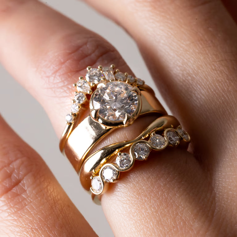 Jubilee- Crossover Wedding Band
