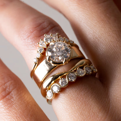 Jubilee- Crossover Wedding Band