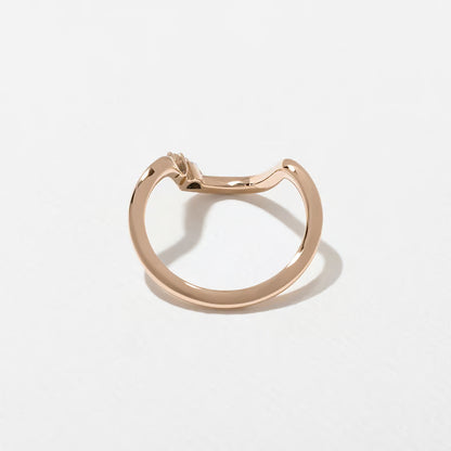 Lotus- Pear, Marquise & Round Chevron Lab Grown Diamond Wedding Band