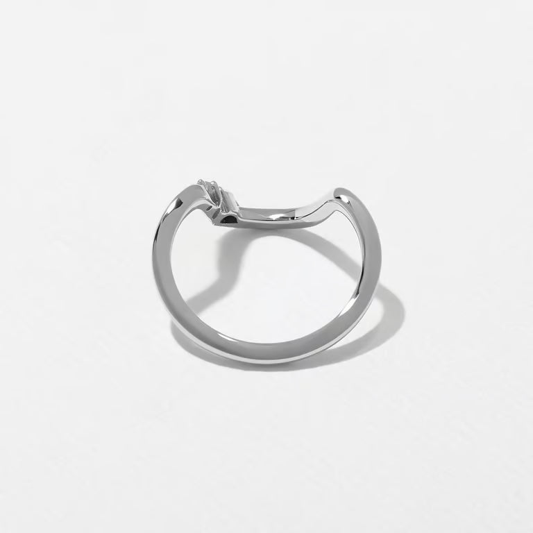 Lotus- Pear, Marquise & Round Chevron Lab Grown Diamond Wedding Band