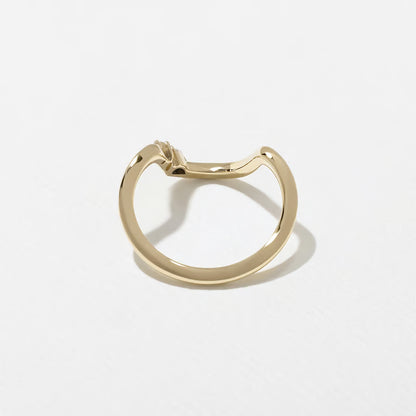 Lotus- Pear, Marquise & Round Chevron Lab Grown Diamond Wedding Band