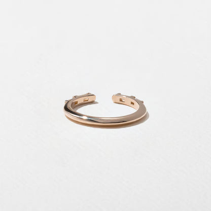 Nerida- Baguette Open Lab Grown Diamond Wedding Band
