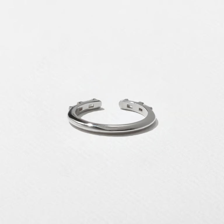 Nerida- Baguette Open Lab Grown Diamond Wedding Band